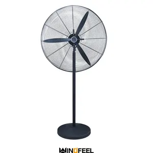 20 24 26 30 Inch Zware Ox Industriële 3 Blades Stand Fan