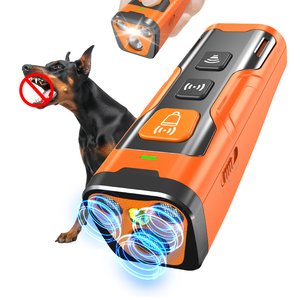 TIZE Meilleure vente de répulsif multifonctionnel pour chiens errants en extérieur, dispositif de dissuasion contre les aboiements des chiens de compagnie en intérieur avec lampe torche LED - Product Image 1