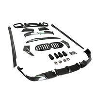 Kit de carrocería LD Style X6M para BMW X6M F96, faldones laterales de labio delantero, alerón de ala superior F96 X6M, Kits de carrocería de fibra de carbono 2019 +
