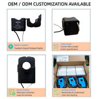 Transformateur de courant passif à noyau divisé SCT016, noyau en ferrite 16 mm, sortie de tension, précision 1 %, 10A-120A pour capteurs de courant de puissance