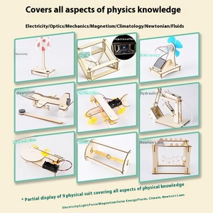 Pequeño juego <span class=keywords><strong>de</strong></span> experimentos <span class=keywords><strong>de</strong></span> ciencia DIY para estudiantes <span class=keywords><strong>de</strong></span> escuela primaria física creativa para niños invención hecha a mano ciencia intermitente - Product Image 5