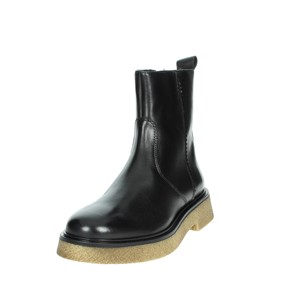 Stivaletti bassi da donna in pelle 6941 a punta Slip-On da neve con chiusura lacci tacco alto 5cm per l'autunno inverno in cotone da donna - Product Image 6