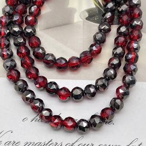 Perles en cristal K9, 6 mm, rondes, 64 facettes, perles en verre en vrac pour la fabrication de bijoux DIY, bracelets, colliers, vente en gros - Product Image 3