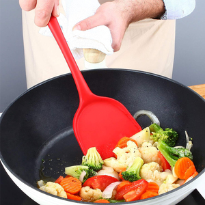 ตะหลิวซิลิโคนเกรดอาหารในครัวทนความร้อนไม้พายและตะหลิวแข็งสำหรับทำอาหาร10ชิ้นสั่งขั้นต่ำ - Product Image 5