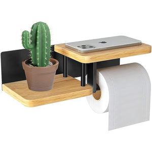 <span class=keywords><strong>Porte</strong></span>-rouleau de papier toilette à prix compétitif, double, à une main, multifonctionnel pour toilettes - Product Image 1