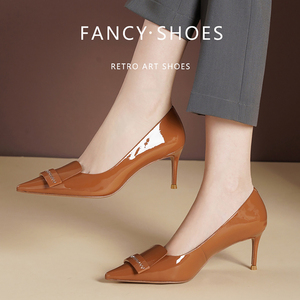 Élégantes Chaussures Américaines pour Femmes au Bureau – Escarpins Professionnels à <span class=keywords><strong>Talon</strong></span> Aiguille et <span class=keywords><strong>Bout</strong></span> <span class=keywords><strong>Pointu</strong></span>, Polyvalents et Raffinés - Product Image 6