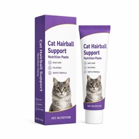 Gel/Pasta para Eliminar Bolas de Pelo de Gato y Perro, Cuidado Gástrico para Mascotas, Motilidad Intestinal, Enzimas de Fibra, Triple Capa, Expulsión Suave, Calmante Digestivo