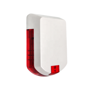 MiTEC DC 12V Bell Box <strong>Siren</strong> for Wired Intruder Burglar Alarm Systems 110dB Loud Alarm LED <strong>Strobe</strong> Lights <strong>With</strong> Backup Battery - Product Image 1
