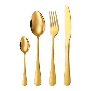 Juego de Cubiertos de Acero Inoxidable de 24 Piezas, Acabado Espejo, Estilo Occidental, Cuchillo para Carne, Tenedor, Cuchara, Vajilla para Fiestas - Product Image 4