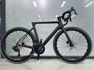 Bicicleta de Carretera <span class=keywords><strong>Ligera</strong></span> Twitter R15 de Fibra de Carbono 700c, 24 Velocidades, Frenos de Disco Hidráulicos, Bicicleta de Carreras Cortavientos - Product Image 2