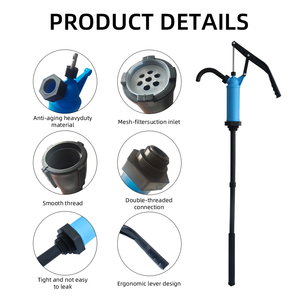 <span class=keywords><strong>Pompe</strong></span> manuelle professionnelle en plastique PP et acier <span class=keywords><strong>pour</strong></span> la manutention de liquides chimiques - Product Image 3