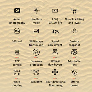 โดรนควบคุมผ่านหน้าจอ <span class=keywords><strong>YT3</strong></span> ระบบระบุตำแหน่งด้วยแสง โดรนกล้องคู่ เครื่องบินสามระดับความเร็ว ของเล่นบังคับวิทยุ - Product Image 6