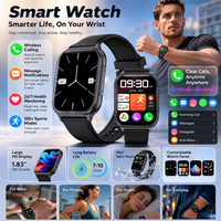 Montre connectée SENBONO Y1 TFT à écran tactile complet, moniteur de sommeil, étanche IP67, modes multisports, unisexe, charge magnétique, Android IOS