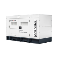 Générateur diesel silencieux Goldlink Power, fabrication chinoise, 30 kVA/24 kW, type inverseur, démarrage automatique ATS, 50 Hz