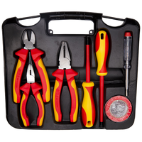 Kit de Herramientas para Electricista de Alta Resistencia 7 en 1, Kit de Herramientas Aisladas de 1000 V para Electricistas Industriales