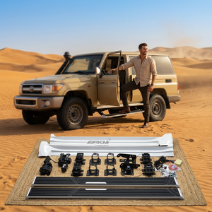 Marchepieds latéraux relevables avec jupes latérales pour <span class=keywords><strong>Toyota</strong></span> Land Cruiser 300 LC300 - Product Image 1