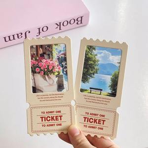 Cartoline Decorative personalizzate a doppia faccia stampate cartoline eventi rivelano carta regalo pellicola fotografica per animali domestici biglietto VIP - Product Image 5