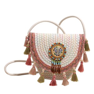 Bohemian Style <b>Straw</b> <b>Bag</b> 2025 <b>Summer</b> New Woven Clutch Tassel Envelope <b>Bag</b> Shoulder Crossbody Women's <b>Bag</b> - Product Image 3