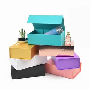 Caja de regalo de bebé de velas de papel plegable de cartón de embalaje magnético de lujo caliente personalizado <span class=keywords><strong>para</strong></span> recién nacido - Product Image 5