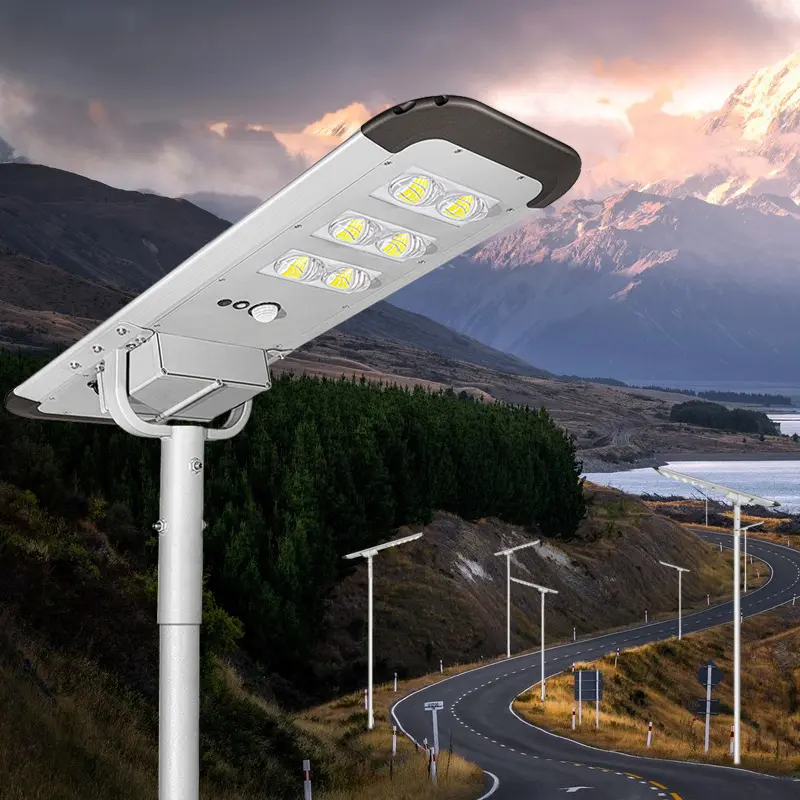 Factory price solar light waterproof outdoor motion sensor CE RoHS ETL all in one solar led street light