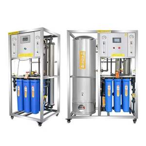 Système d'osmose inverse 250L/H 500L/H avec membrane et filtre à charbon pour la purification de l'eau agricole et potable, machine de purification 0.25T-100T L - Product Image 3