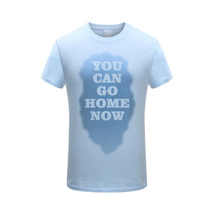 Logotipo de impresión personalizado de dibujos animados camiseta de la ropa de los hombres de Camisetas cuello redondo - Product Image 5