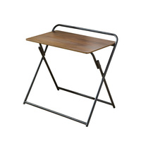 Mesa Plegable Ergonómica Portátil de Madera MDF para Computadora Portátil, para Cama, Oficina en Casa
