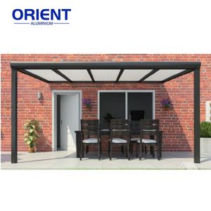 Auvent de terrasse Auvent d'ombrage en aluminium personnalisable Couverture d'auvent de terrasse imperméable et résistante à la chaleur pour véranda - Product Image 3