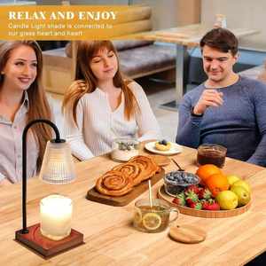 Lámpara de Escritorio Eléctrica Ajustable con Regulador de Intensidad, Calentador de Velas Aromáticas, Lámpara de Mesa con Calentador de Velas, Enchufe Estadounidense/Europeo, Producto Nuevo - Product Image 3