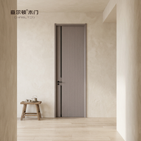 Porte intérieure de salle de bain en MDF de haute qualité, résistante à l'humidité, la plus vendue, pour la rénovation d'appartements modernes, accessoire de quincaillerie