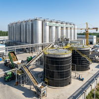 Réservoir de digestion biogaz automatique en acier inoxydable 316L |   Réacteur anaérobie pour fumier animal et déchets organiques