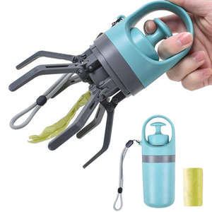 Recogedor de Excrementos Portátil al por Mayor con Dispensador de Bolsas, Ligero, con Pinza para Recoger Desechos de Perros, Herramienta de Limpieza para Mascotas - Product Image 1