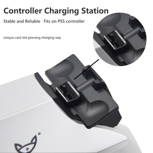 <strong>PS5</strong> <strong>Controller</strong> Dual Charger Station <strong>PS5</strong> Wireless <strong>Controller</strong> Charging <strong>Dock</strong> - Product Image 5