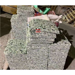 Mosaico Waterjet <span class=keywords><strong>de</strong></span> mármol verde Original, decoración <span class=keywords><strong>de</strong></span> cocina, Color, diseño precioso, azulejo <span class=keywords><strong>de</strong></span> mosaico <span class=keywords><strong>de</strong></span> piedra Natural - Product Image 1