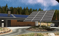 Kit de support de suivi solaire à double axe 10 kW pour système photovoltaïque