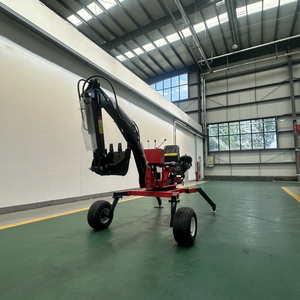 Trung Quốc Đường sắt giá rẻ nhỏ Orchard bánh máy xúc Spider towable backhoe Máy xúc mini máy xúc để bán với trồng - Product Image 3