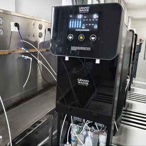 Purificateur d'eau par osmose inverse à chargement par le bas, distributeur d'eau chaude/froide intelligent et écologique en plastique pour usage domestique et hôtelier, avec 2 robinets pour l'eau potable - Product Image 1