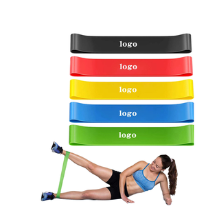 Yoga Resistance <strong>Bands</strong> TPE Material Eco-Friendly Durable <strong>Arm</strong> Curl Rings Multi-Color - Product Image 1