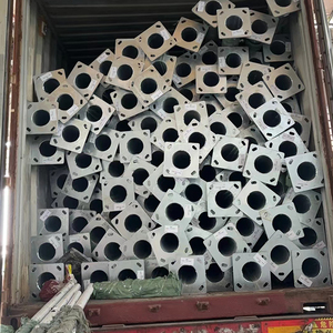 AORUITAI tiang lampu jalan, tiang lampu tenaga surya galvanis 4m 5m 6m 7m Hot Dip untuk dijual - Product Image 6