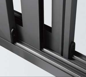 Metgood chống trộm đôi kính nhôm trượt cửa sổ và cửa an ninh cho tầng hầm bên ngoài khách sạn - Product Image 5