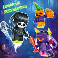 CAYI Hot Halloween jouets Mini figurines cadeau mini bloc de construction ensemble assemblage jouets éducatifs pour enfants recueillir brique Figure