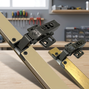 Charnière de meuble moderne à fermeture amortie en acier laminé à froid de 35 mm pour portes et fenêtres de mobilier hôtelier - Product Image 4
