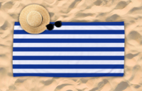 Wholesale Custom Logo Print Free Design Quick Dry Sand Proof Recycled Microfiber Summer Beach Towel Wearable Swimming