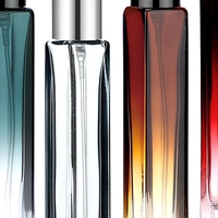 Flacon de parfum rechargeable en verre, lot de 10 ml, vaporisateur de voyage portable, atomiseur vide pour distributeur de Cologne