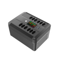 Système d'alimentation sans interruption (ASI) hors ligne AVR, interactif en ligne, pour appareils électroniques, 600VA 360W