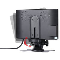 Monitor de Respaldo LCD TFT de 7 Pulgadas con Entrada de Video RCA de 2 Canales, Pantalla de Visión Trasera HD para Camioneta, Camión, Vehículo Comercial