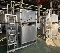 Machine aseptique automatique à double tête à moteur électrique pour lait, jus, bière, confiture |   Haute productivité |   5-20L Qualité alimentaire