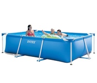Piscine hors sol rectangulaire INTEX 28270 de 2,2 m x 1,5 m x 0,60 m, piscine à cadre