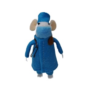 Tùy Chỉnh Tinh Khiết Làm Tay An Toàn Len Cảm Thấy Mèo Bóng Đồ Chơi Chuột Thiết Kế Vật Nuôi Mèo Chew Đồ Chơi - Product Image 4