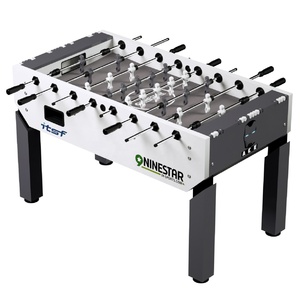 JX199 Nuevo Diseño Profesional <span class=keywords><strong>de</strong></span> Fútbol Italiano Calcio Balilla, Mesa <span class=keywords><strong>de</strong></span> Juego para Torneos, Varillas <span class=keywords><strong>de</strong></span> Acero <span class=keywords><strong>de</strong></span> Alta Resistencia, 8 Balones - Product Image 2